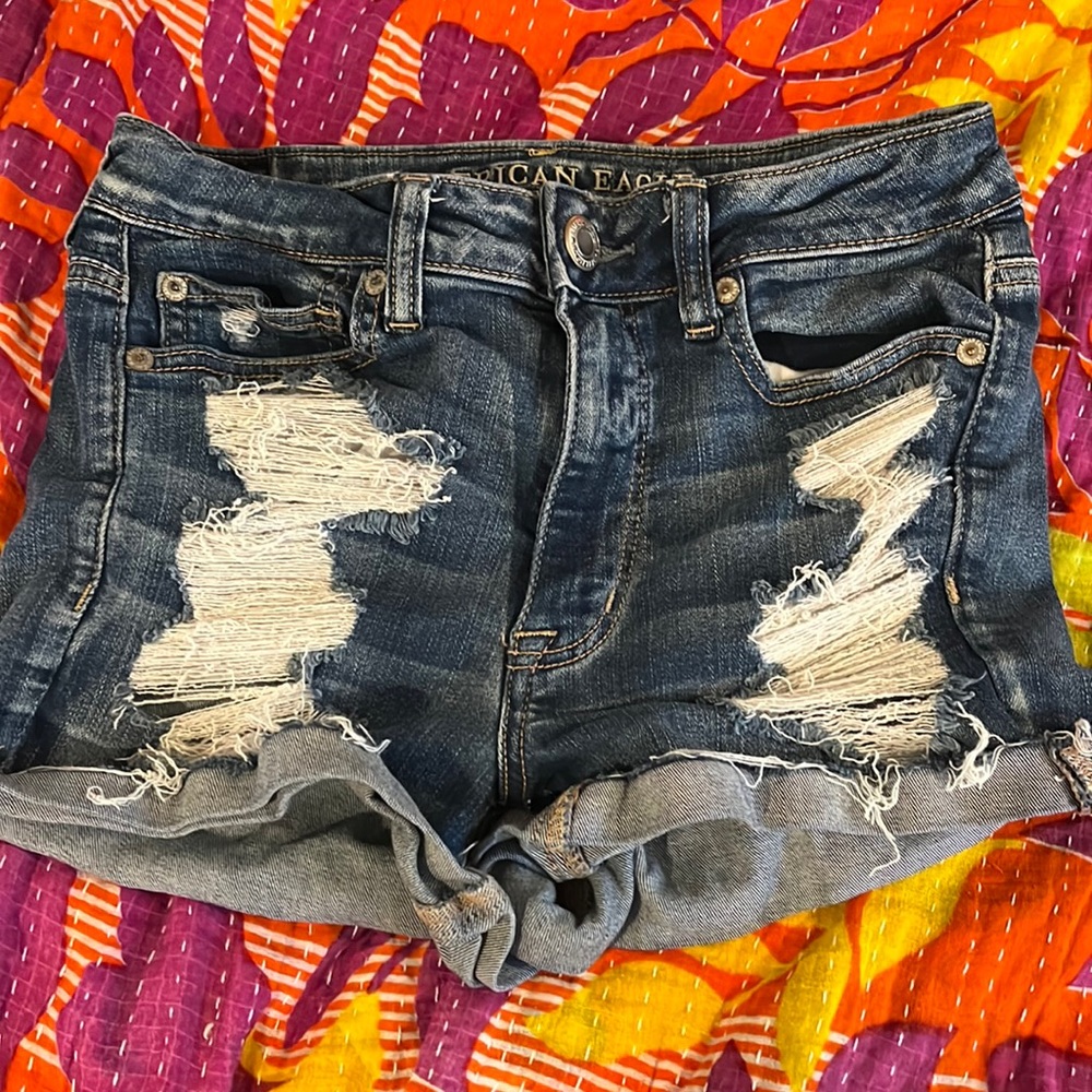 Denim jean shorts from AE still tagged